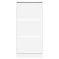Armoire à chaussures blanc 60x21x125,5 cm bois d'ingénierie