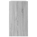 Armoire à chaussures sonoma gris 80x34x63 cm bois d'ingénierie