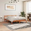 Cadre de lit cire marron 180x200 cm bois de pin massif