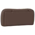 Coussin de tête de lit marron 90 cm similicuir