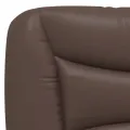Coussin de tête de lit marron 90 cm similicuir