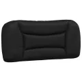 Coussin de tête de lit noir 90 cm similicuir