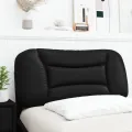 Coussin de tête de lit noir 90 cm similicuir