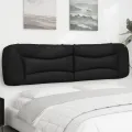 Coussin de tête de lit noir 200 cm similicuir