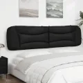 Coussin de tête de lit noir 200 cm similicuir