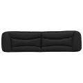 Coussin de tête de lit noir 200 cm similicuir
