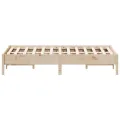 Cadre de lit 140x200 cm bois de pin massif