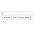 Lit de jour Blanc 90x200 cm Bois de pin massif