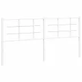 Tête de lit métal blanc 180 cm