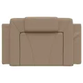 Coussin de tête de lit cappuccino 80 cm similicuir