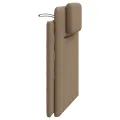 Coussin de tête de lit cappuccino 80 cm similicuir