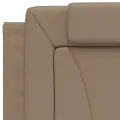 Coussin de tête de lit cappuccino 80 cm similicuir