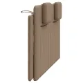 Coussin de tête de lit cappuccino 120 cm similicuir