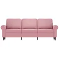 Canapé à 3 places Rose 180 cm Velours