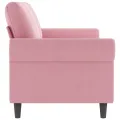 Canapé à 3 places Rose 180 cm Velours