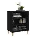 Buffet Noir 57x35x70 cm Aggloméré