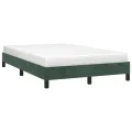 Cadre de lit Vert foncé 120x200 cm Velours