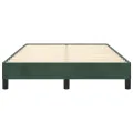 Cadre de lit Vert foncé 120x200 cm Velours