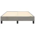 cadre de lit Gris clair 120x200 cm Velours