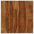 Table basse 80x80x30 cm bois d'acacia massif