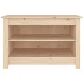 Banc à chaussures 70x38x45,5 cm Bois de pin massif