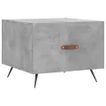 Tables basses 2 pcs gris béton 50x50x40 cm bois d'ingénierie
