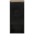 Armoire de salle de bain 40x27x90 cm fer et bois de manguier