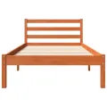 Cadre de lit cire marron 90x190 cm bois de pin massif