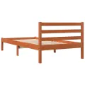 Cadre de lit cire marron 90x190 cm bois de pin massif