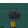 Fauteuil de massage inclinable électrique Vert foncé Tissu
