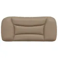 Coussin de tête de lit cappuccino 80 cm similicuir