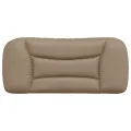 Coussin de tête de lit cappuccino 90 cm similicuir