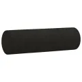 Ensemble de canapés 2 pcs avec coussins noir tissu