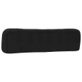 Coussin de tête de lit noir 200 cm tissu