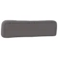 Coussin de tête de lit gris 200 cm similicuir