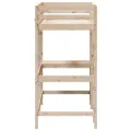 Lit superposé avec bureau 75x190 cm bois de pin massif