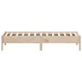 Cadre de lit 75x190 cm Bois de pin massif