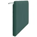 Coussin de tête de lit vert foncé 140 cm velours
