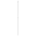 Tête de lit métal blanc 75 cm