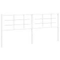 Tête de lit métal blanc 200 cm
