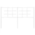 Tête de lit métal blanc 140 cm