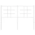 Tête de lit métal blanc 120 cm
