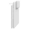 Coussin de tête de lit blanc 90 cm similicuir
