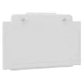 Coussin de tête de lit blanc 80 cm similicuir