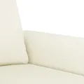 Canapé à 3 places Crème 180 cm Velours
