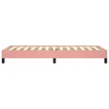 Cadre de lit Rose 100x200 cm Velours