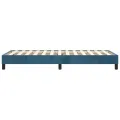cadre de lit Bleu foncé 100x200 cm Velours