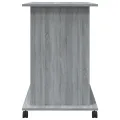 Bureau d'ordinateur Sonoma gris 80x50x75 cm Bois d'ingénierie