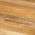 Table à dîner Ø110x78 cm Bois de manguier massif et acier