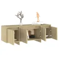 Meuble TV Chêne sonoma 120x30x40,5 cm Aggloméré